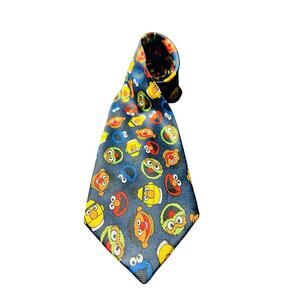 SESAME STREET MEN'S TIE 100%‎ POLYESTER MADE IN KOREA 4x60